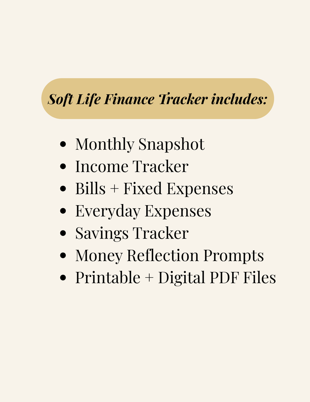 Soft Life Finance Tracker