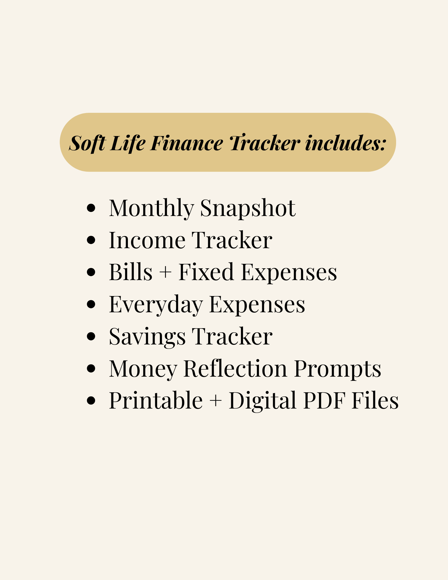 Soft Life Finance Tracker