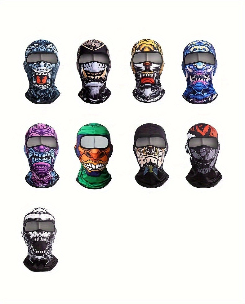 Quick-drying Sweat-absorbent Skull Mask, Universal Balaclava Hat For Outdoor Cycling For Men, Ideal Choice For Gifts