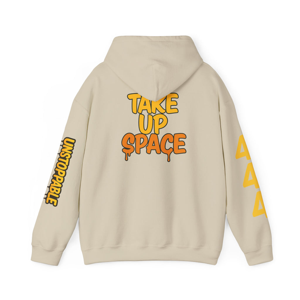 SHG Main Character Energy Hoodie — "Take Up Space" Graphic Pullover
