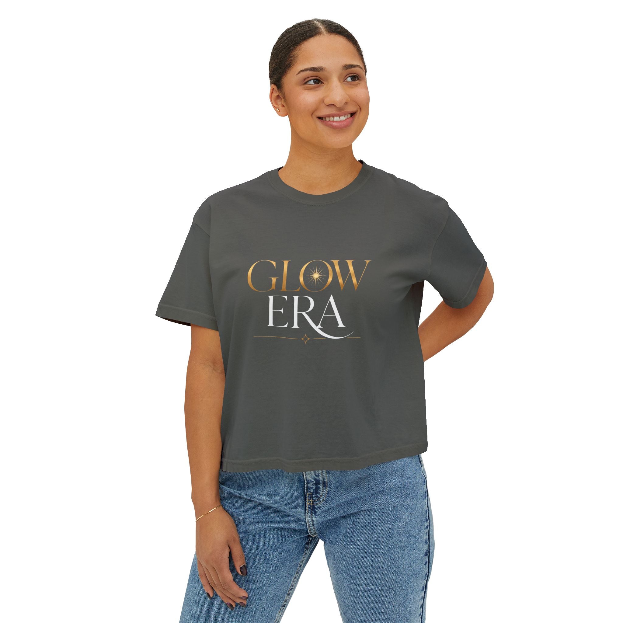 'Glow Era' Crop T‑Shirt