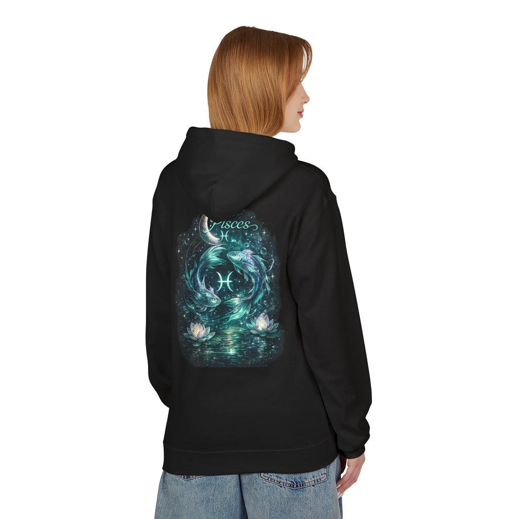♓️ Pisces Zodiac Hoodie - Mystic Water Energy