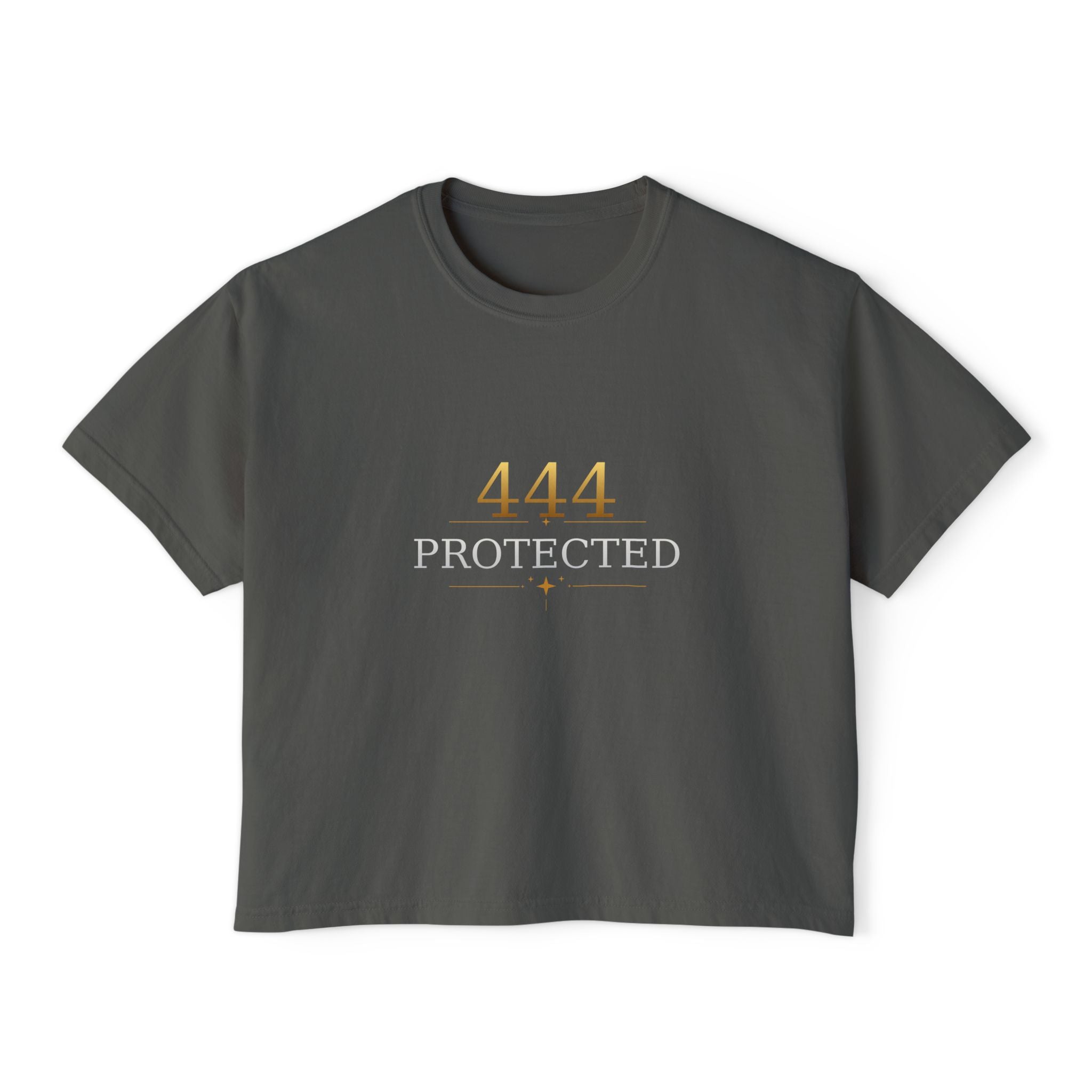 '444' Divinely Protected Crop T‑Shirt