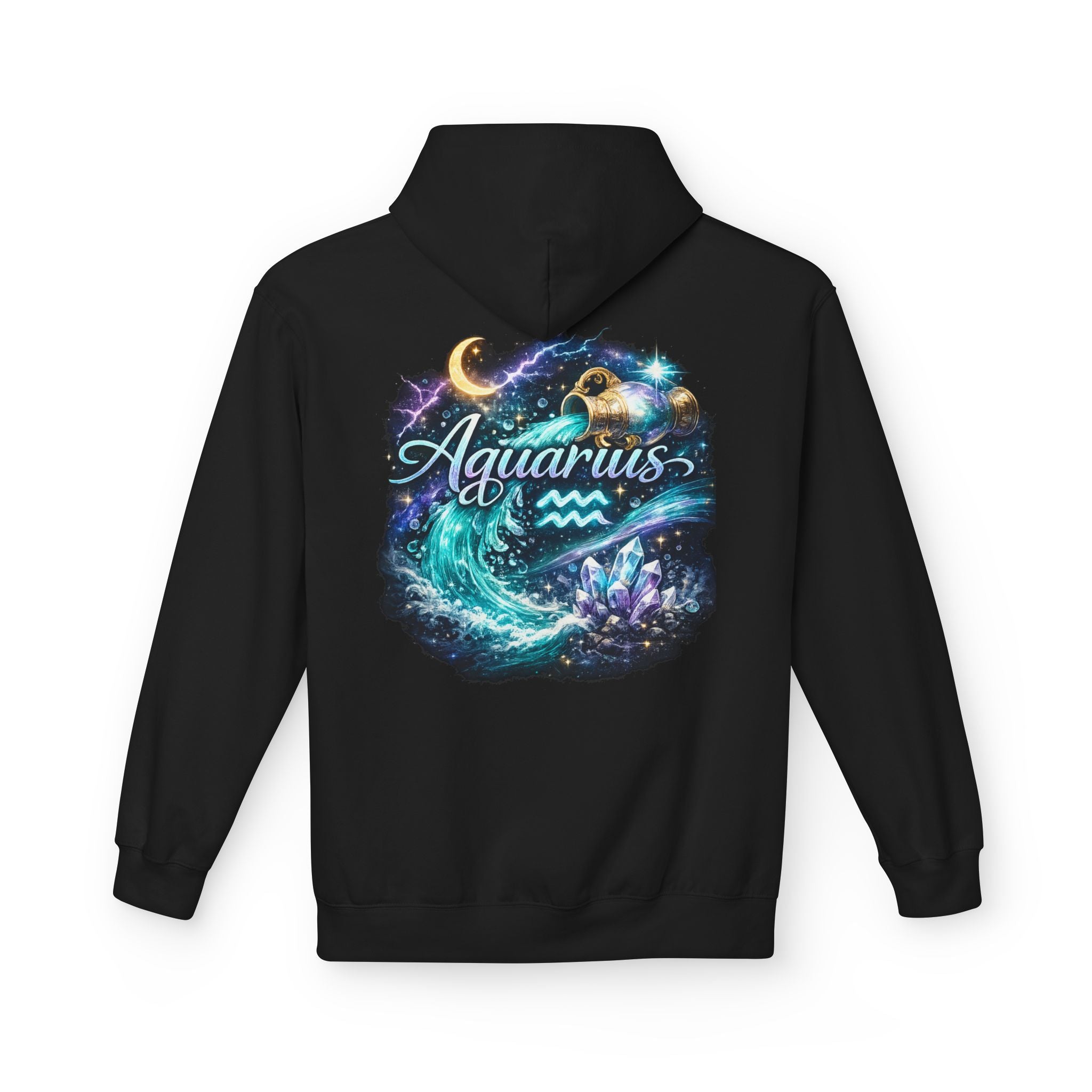 ♒ Aquarius Season Hoodie - Mystical Air Energy
