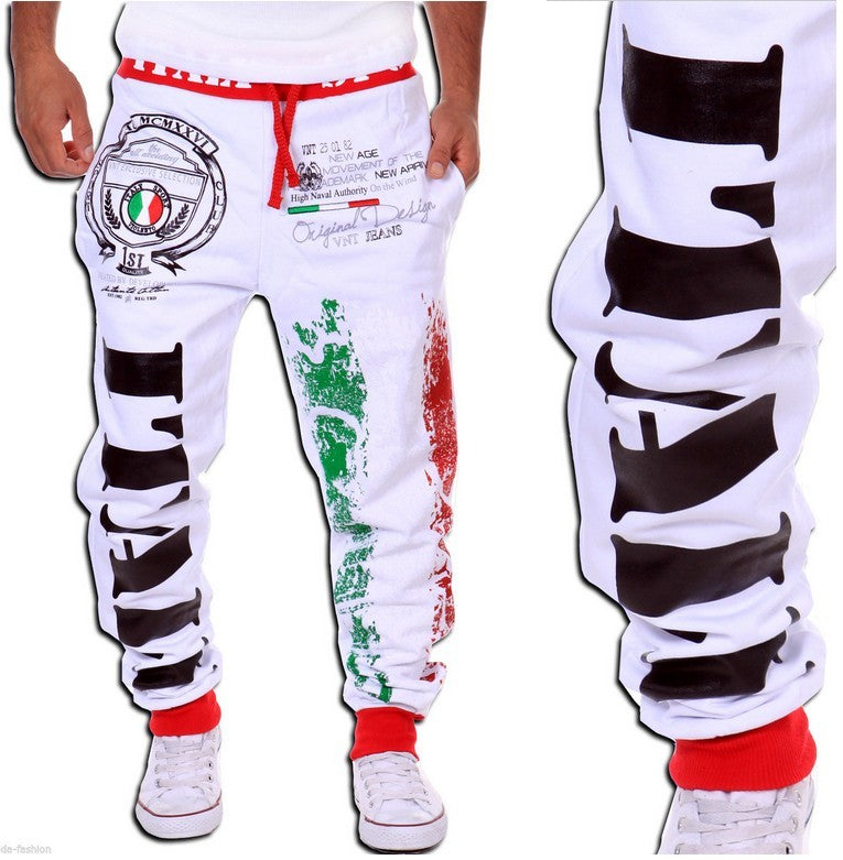 Sweatpants Print Design Casual Sweatpants
