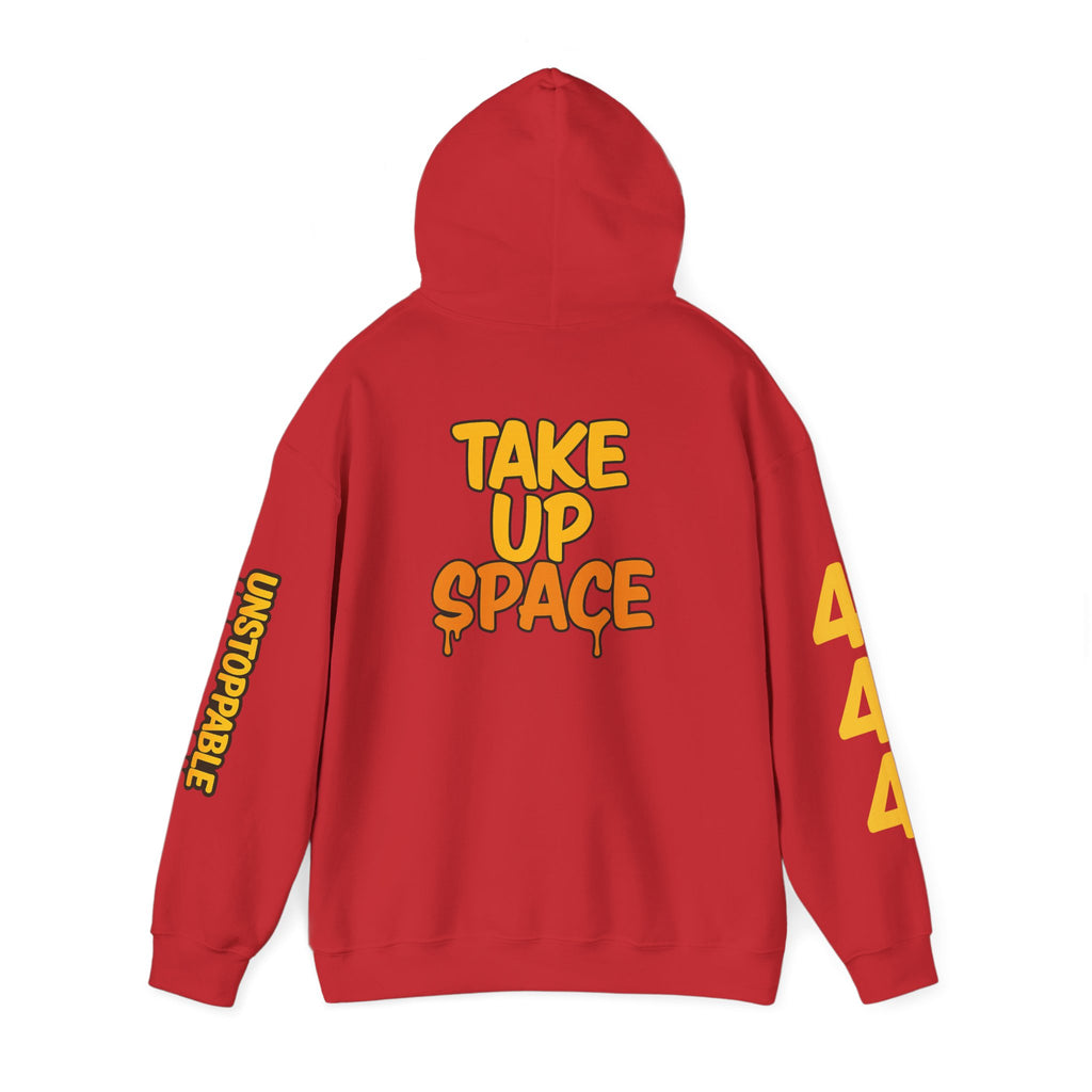 SHG Main Character Energy Hoodie — "Take Up Space" Graphic Pullover