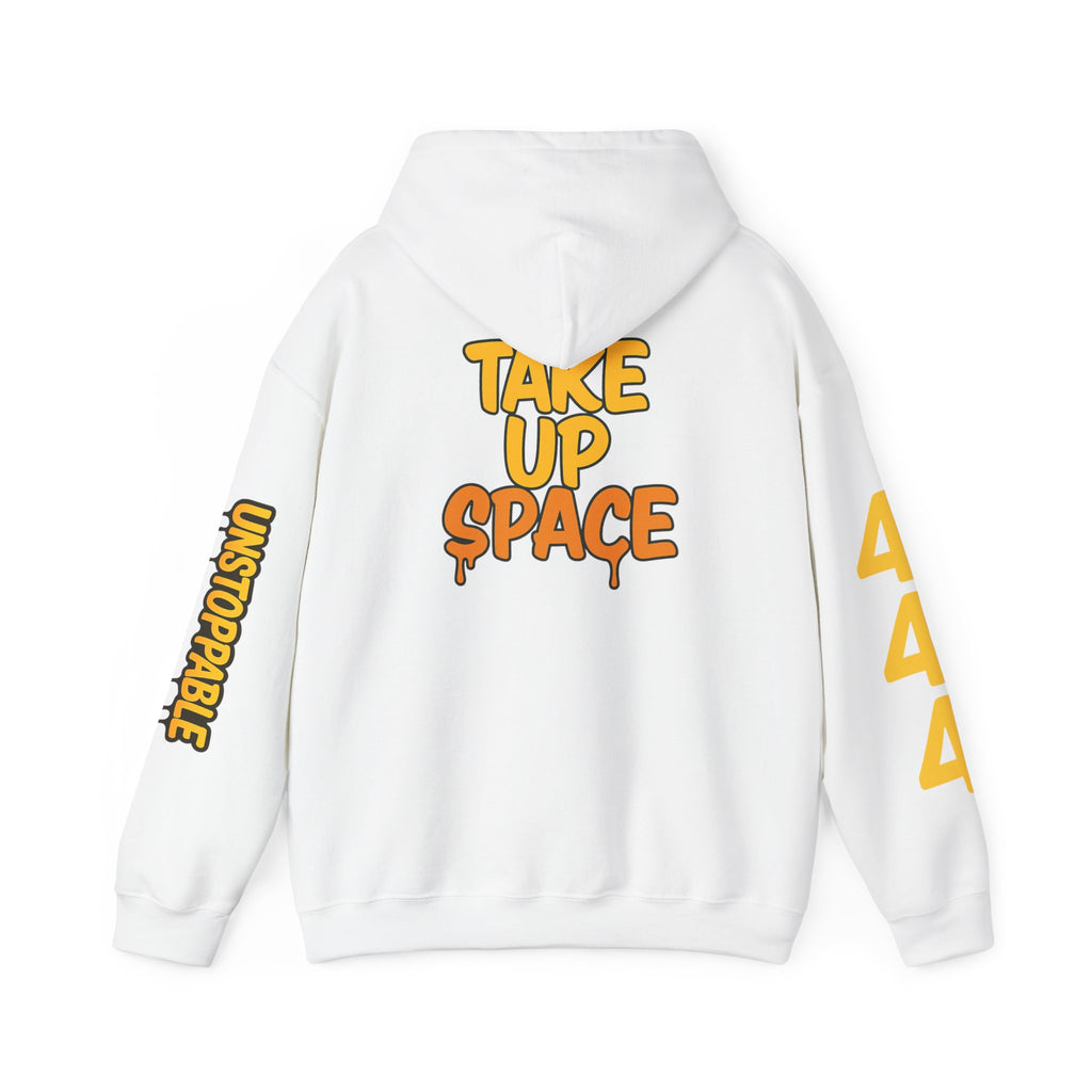 SHG Main Character Energy Hoodie — "Take Up Space" Graphic Pullover