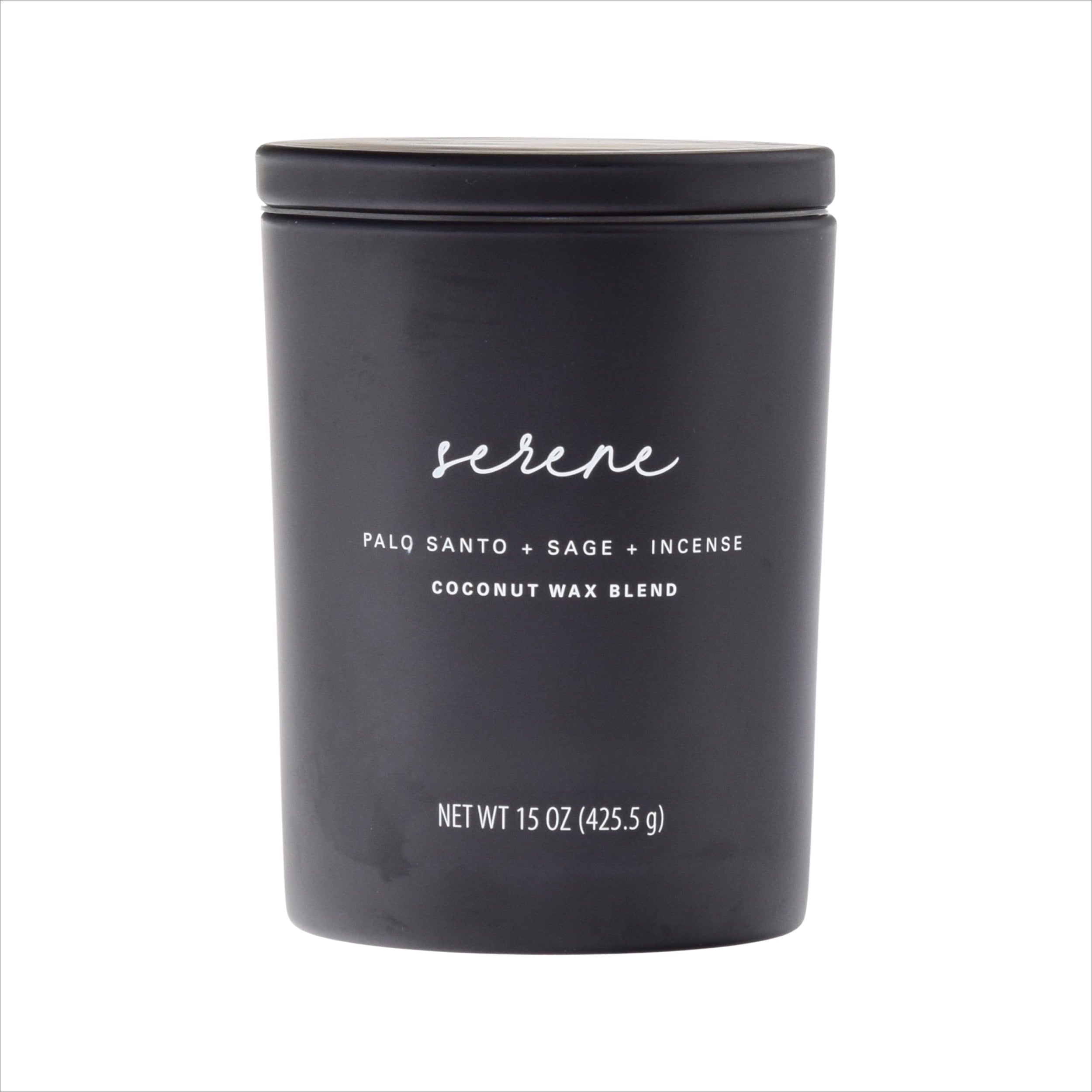 Serene (Palo Santo + Sage + Incense) Scented 2-Wick 15oz Spa Jar Candle