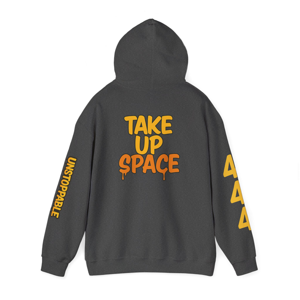 SHG Main Character Energy Hoodie — "Take Up Space" Graphic Pullover