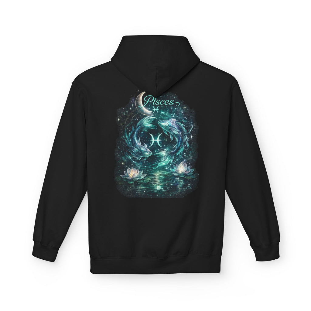 ♓️ Pisces Zodiac Hoodie - Mystic Water Energy