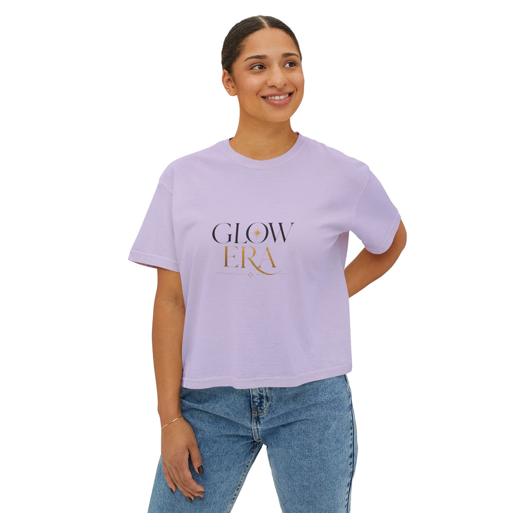'Glow Era' Crop T‑Shirt