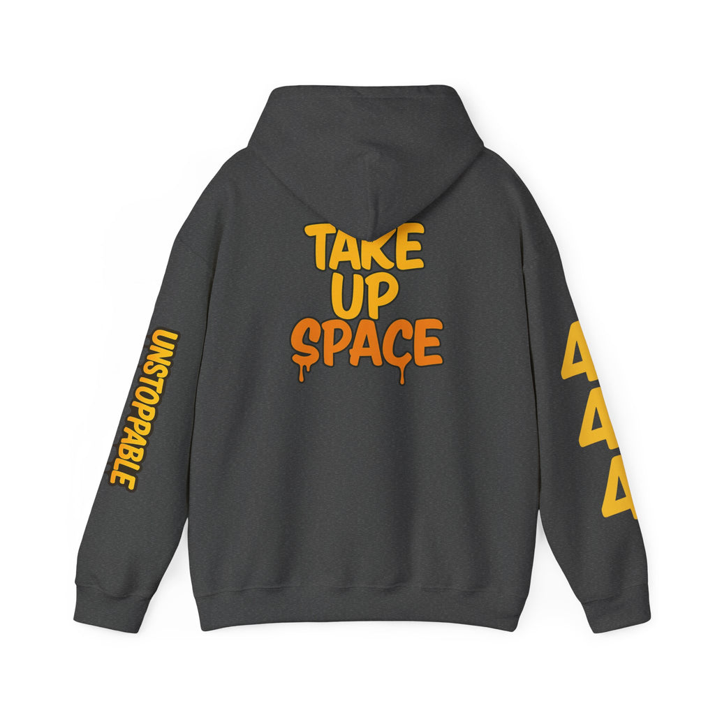 SHG Main Character Energy Hoodie — "Take Up Space" Graphic Pullover