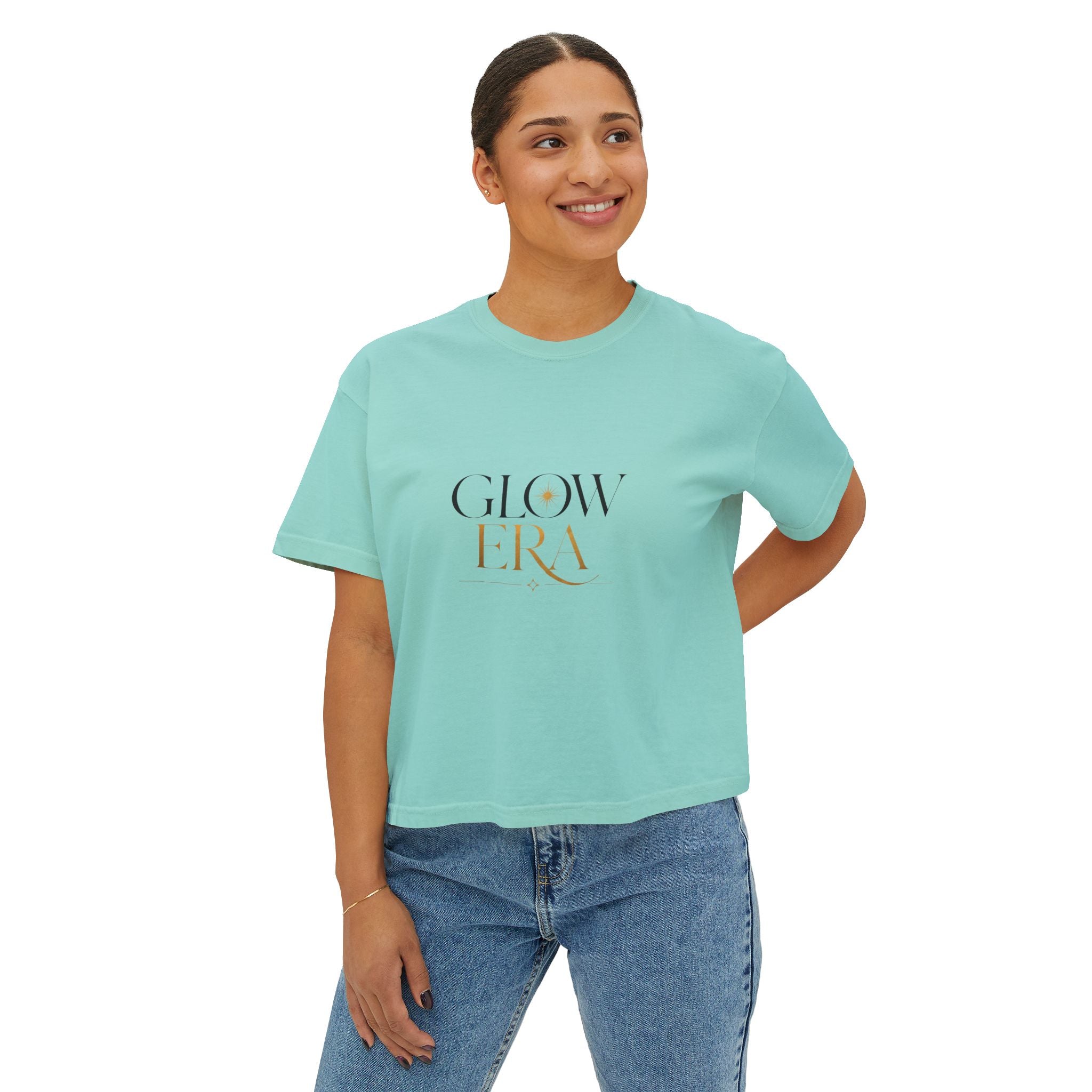 'Glow Era' Crop T‑Shirt