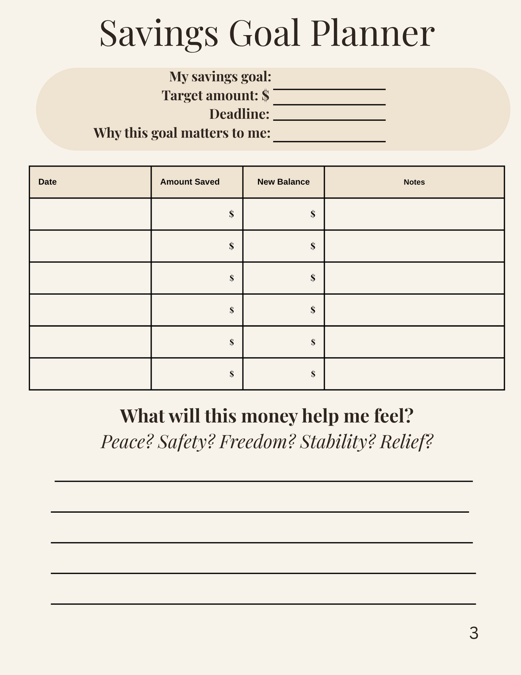 Soft Life Money Reset Bundle | Finance Tracker + Savings Challenge Printable Bundle