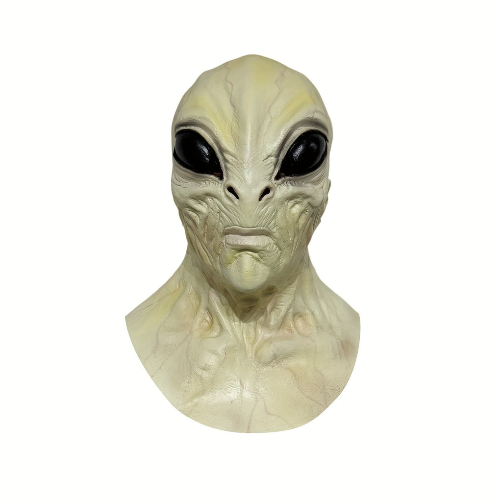 1pc Men's Halloween COS Alien Headgear, Short Video Shooting Mask Props, COS Halloween Alien Mask