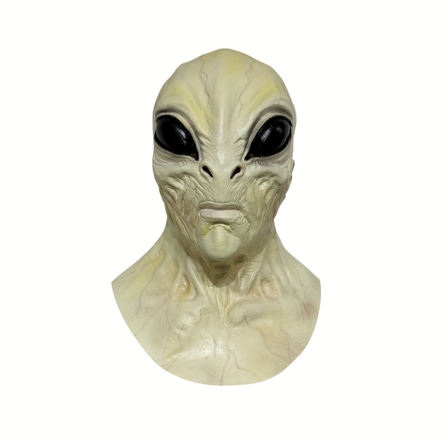 1pc Men's Halloween COS Alien Headgear, Short Video Shooting Mask Props, COS Halloween Alien Mask