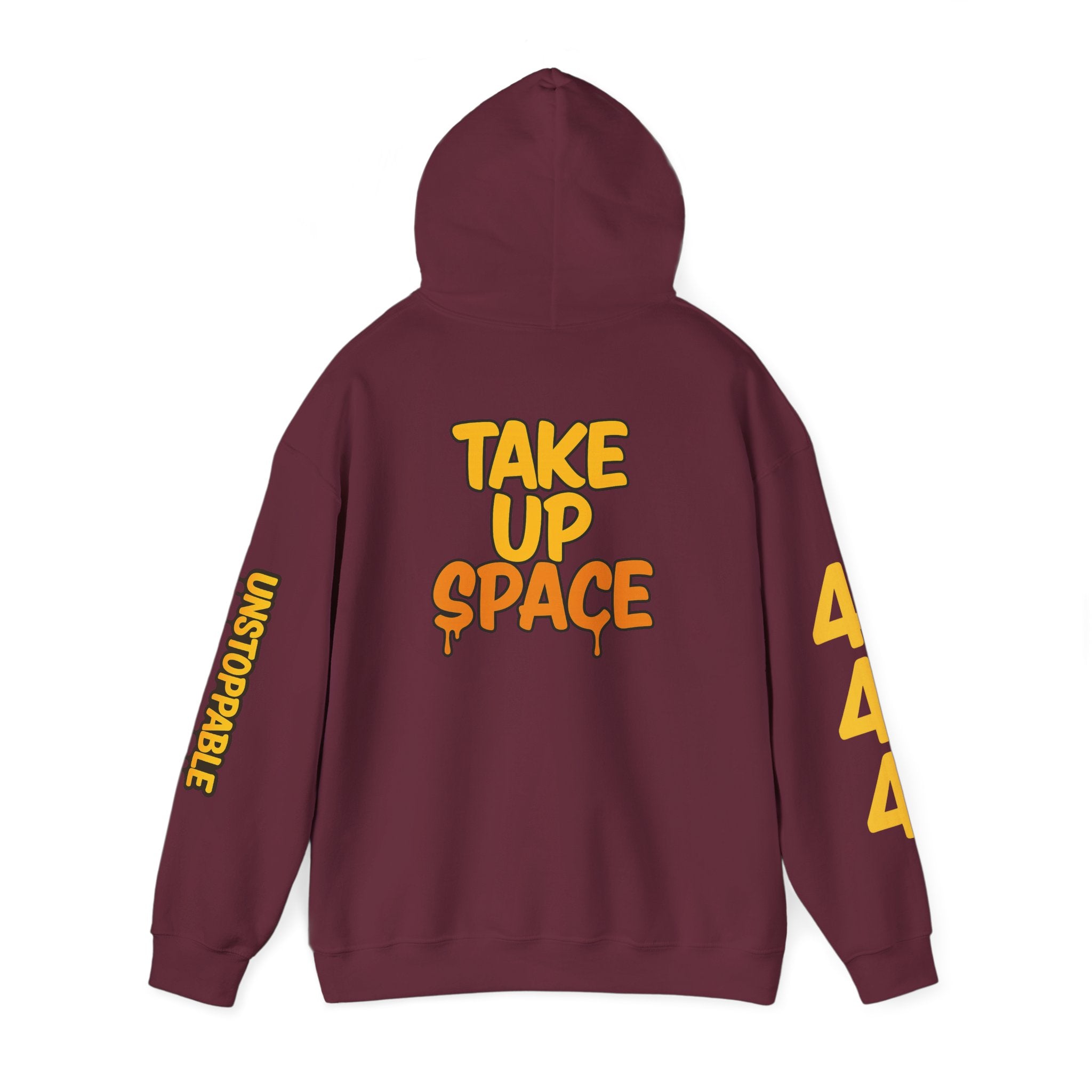 SHG Main Character Energy Hoodie — "Take Up Space" Graphic Pullover