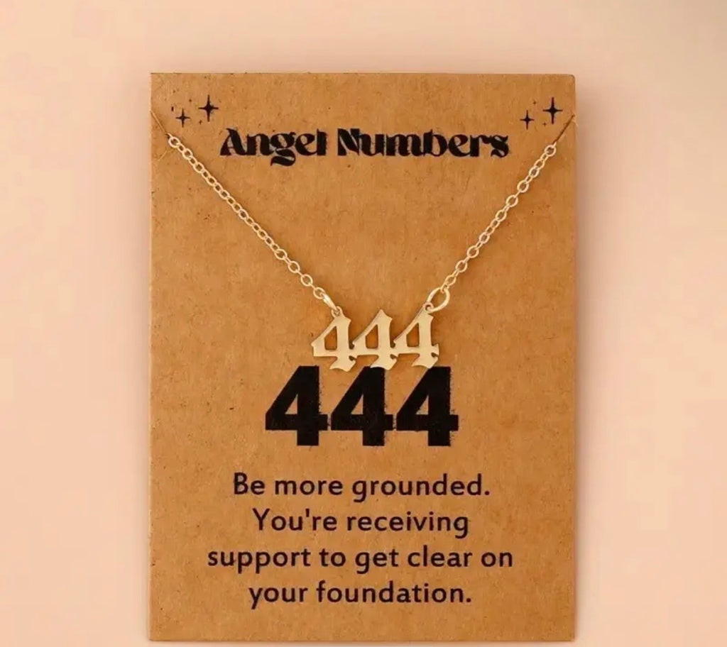 Aura's 444 Angel Number Necklace