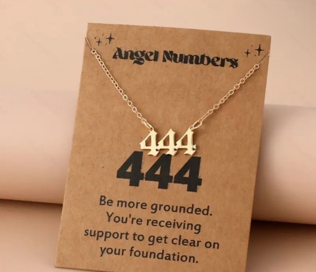 Aura's 444 Angel Number Necklace