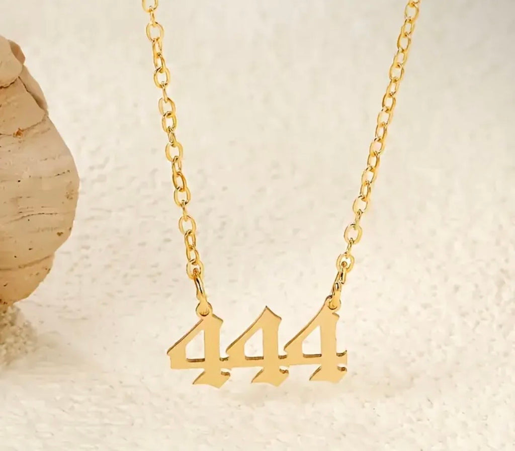 Aura's 444 Angel Number Necklace