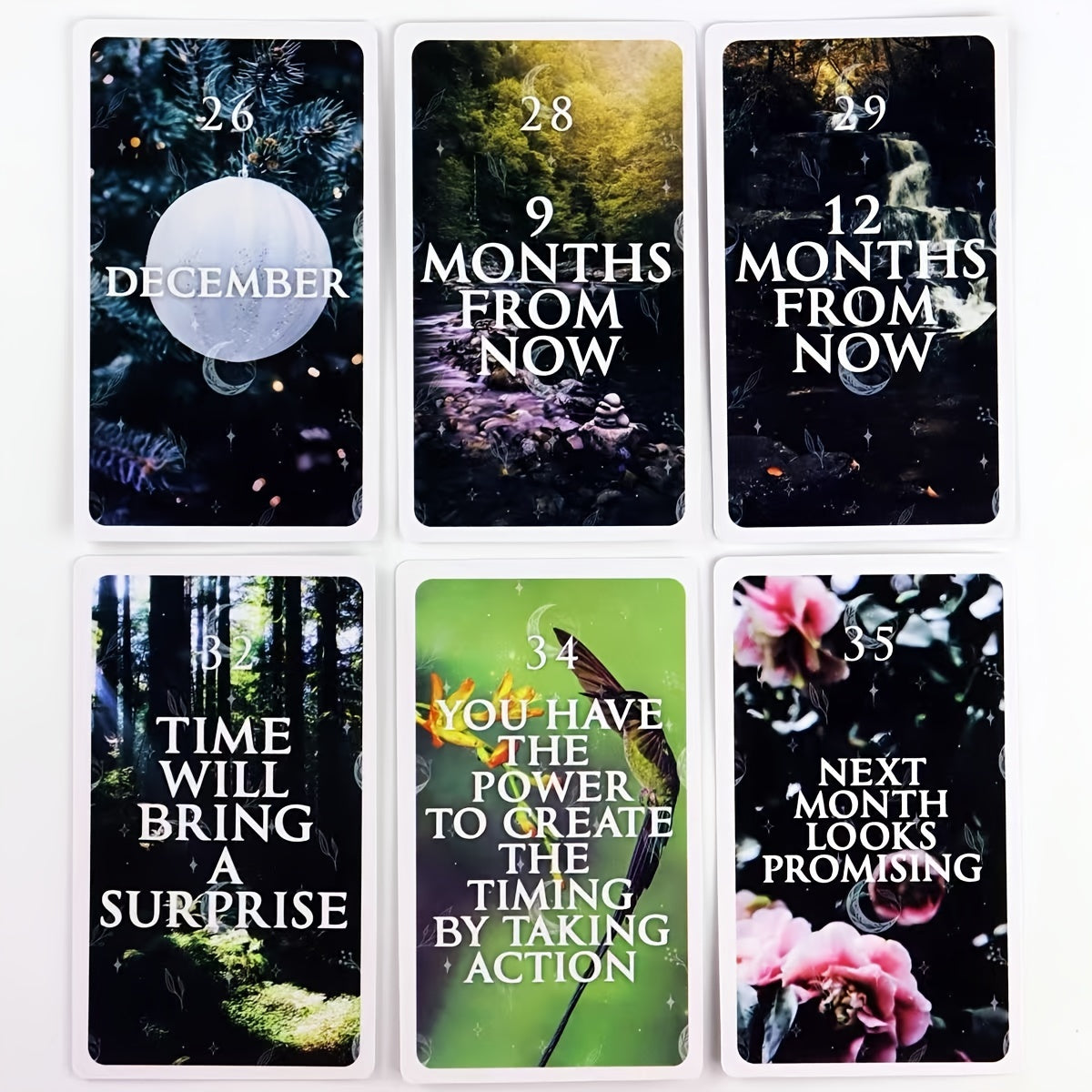 60 Cards, Mysterious Time Oracle Cards, Casual Party Board Game