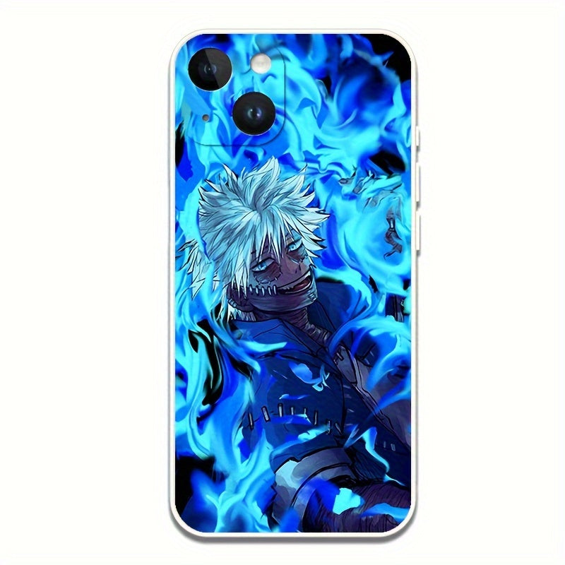 Super Cool Popular Comic Anime Phone Case, 2-in-1 Phone Case And Lens Film, Cartoon TPU White Phone Case, Christmas/Halloween/Valentine's Day/Easter/Boy/Girl/Girlfriend Gift (for IPhone 7/11/ 12/13/14/15 Pro Max/Plus/X/XS/XS