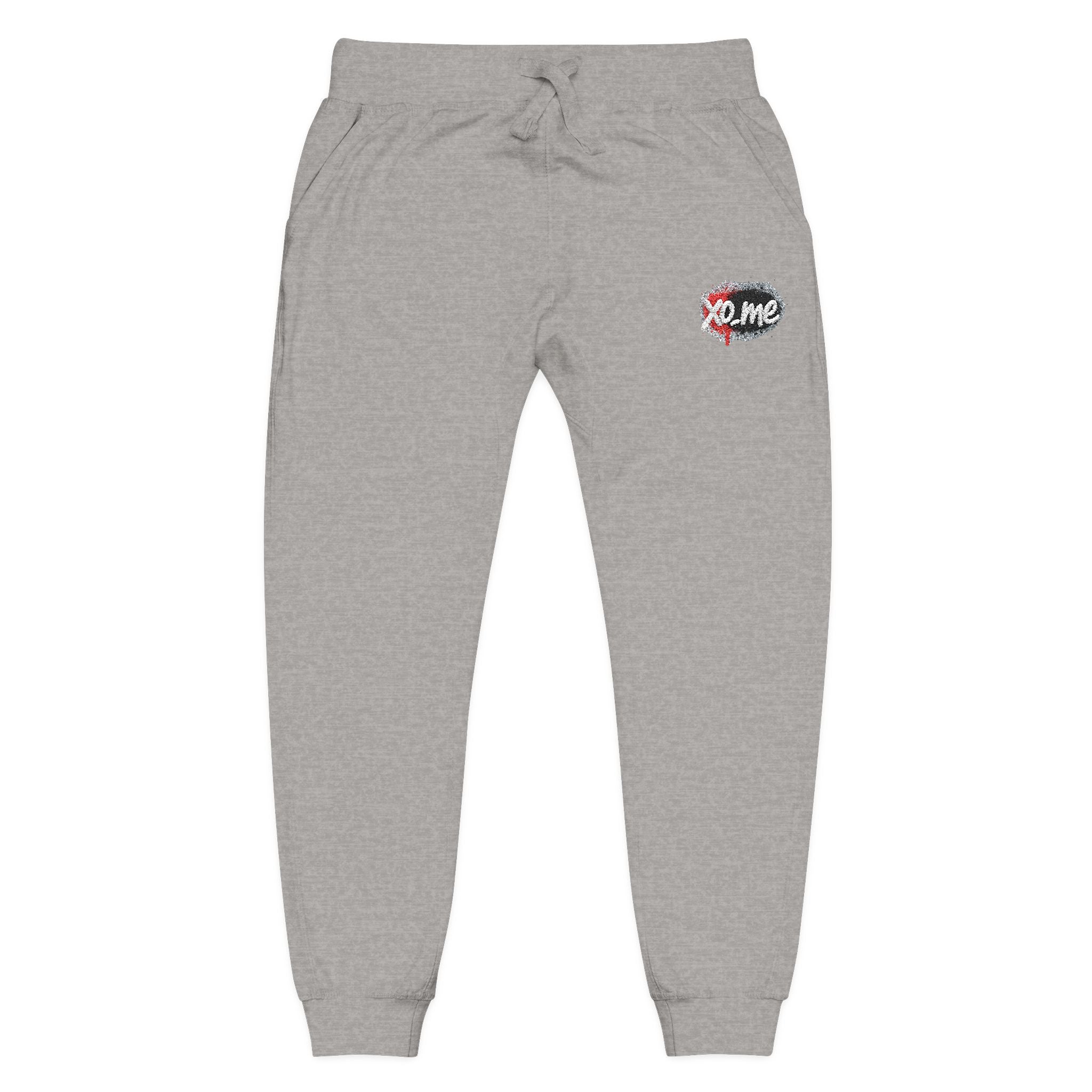 SHG Heart Embroidered Unisex Fleece Sweatpants