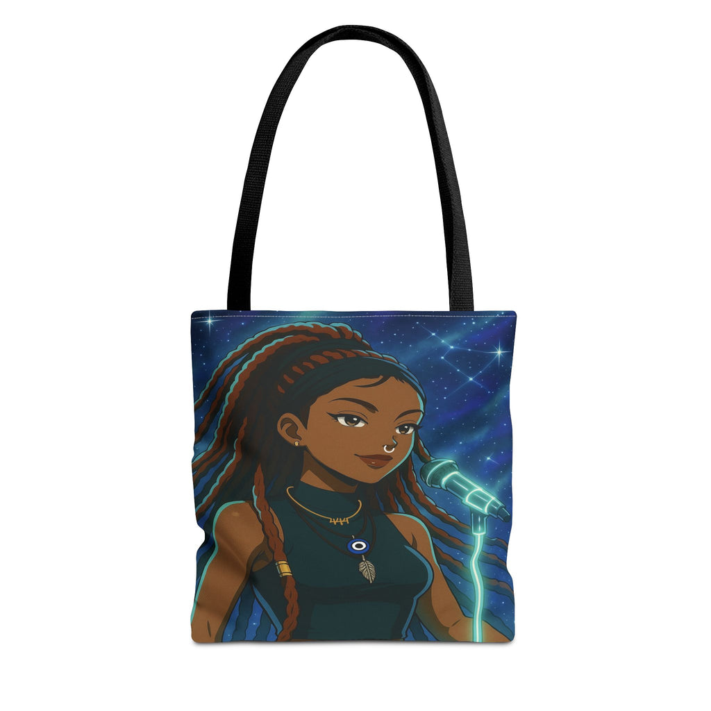 AURA Inspired Tote Bag - Vibrant AOP Design for Dreamers and Creators