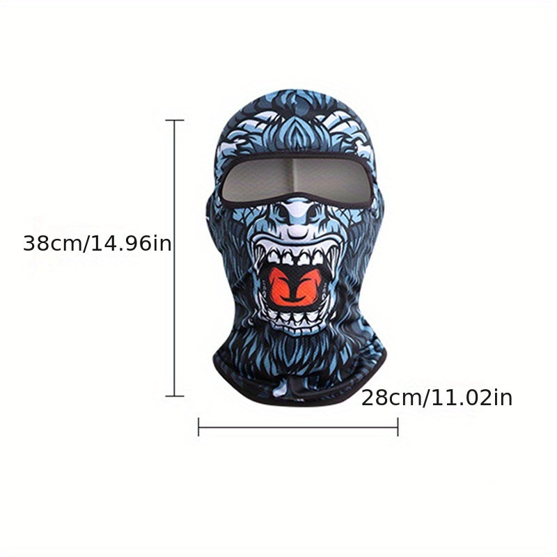 Quick-drying Sweat-absorbent Skull Mask, Universal Balaclava Hat For Outdoor Cycling For Men, Ideal Choice For Gifts