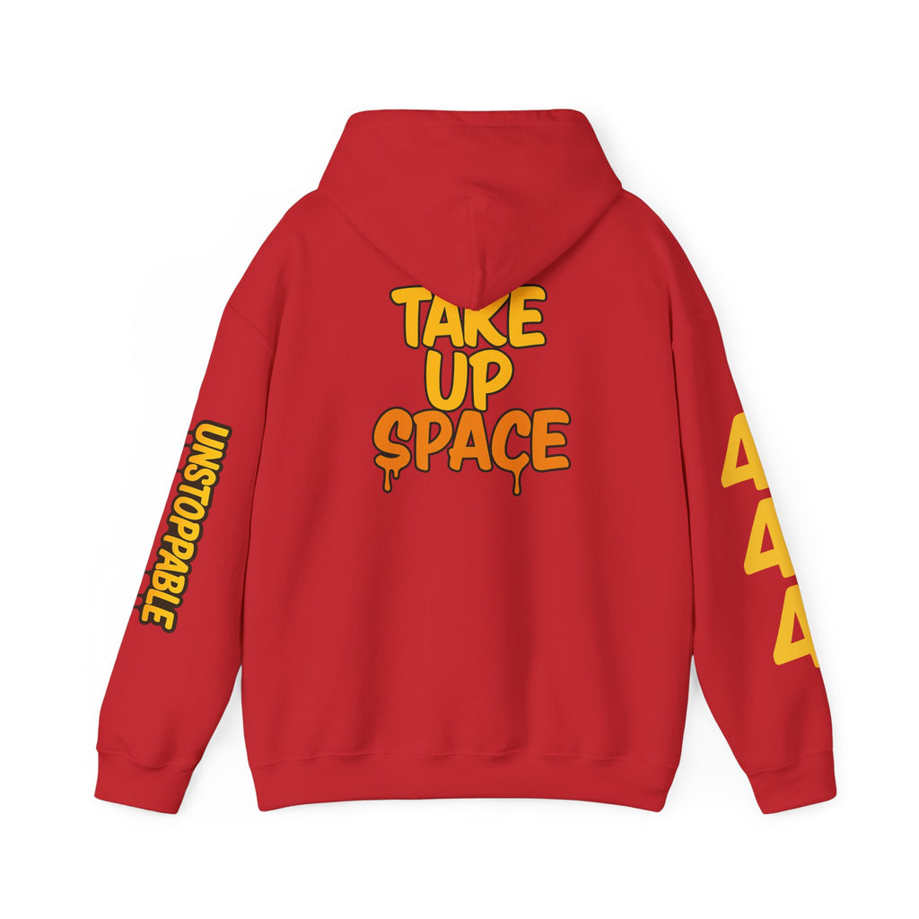 SHG Main Character Energy Hoodie — "Take Up Space" Graphic Pullover