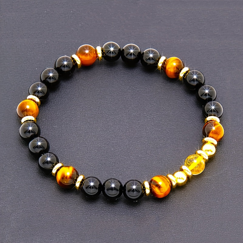 Natural Stone Bracelet Natural Stone Crystal Bracelet for Men and Women Birthday Gifts, Thanksgiving Gifts, Christmas Gifts Jewelry Accessories For Family And Friend