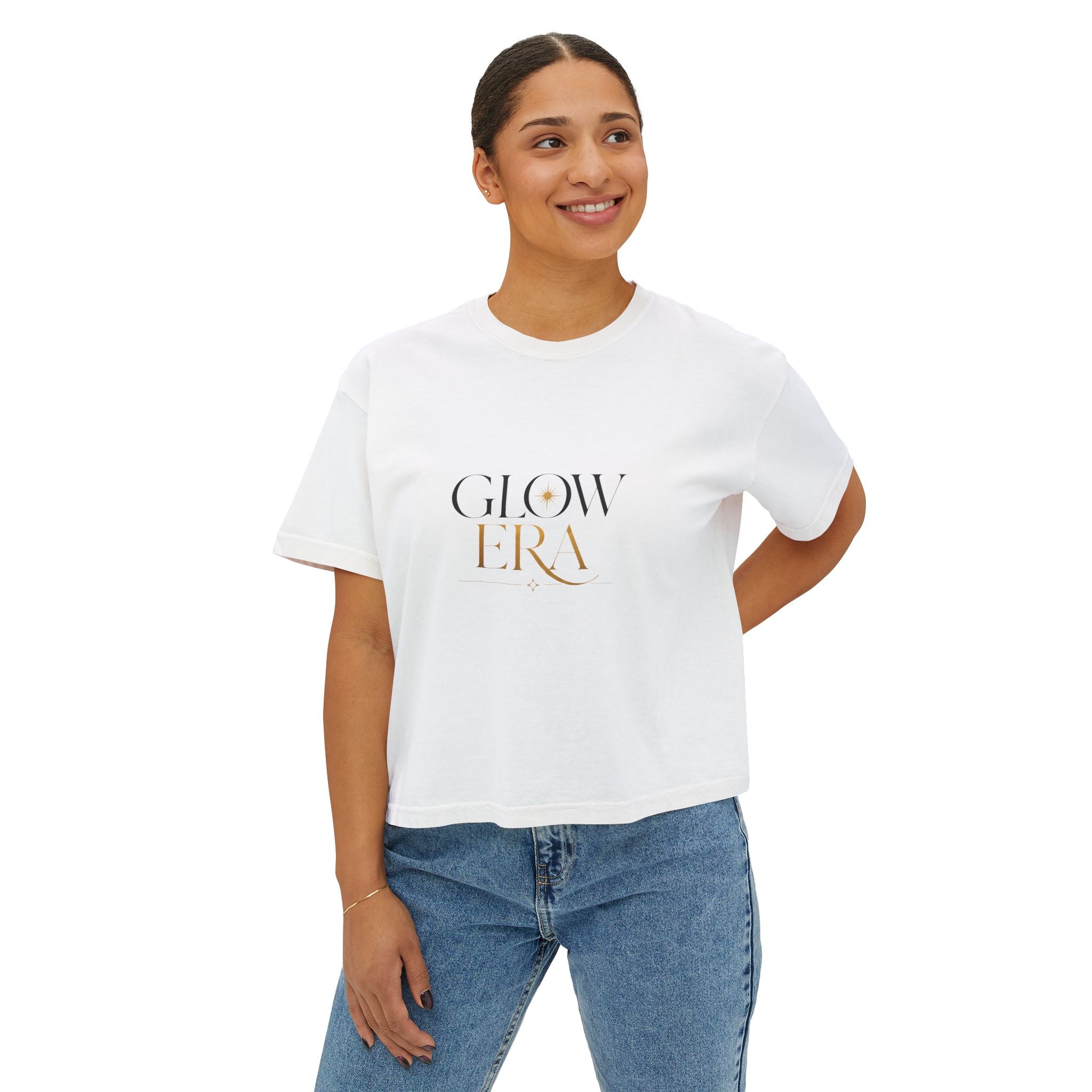 'Glow Era' Crop T‑Shirt