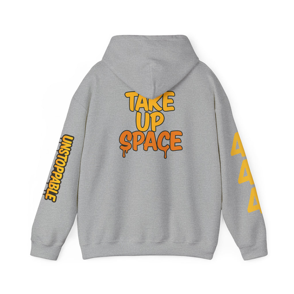 SHG Main Character Energy Hoodie — "Take Up Space" Graphic Pullover
