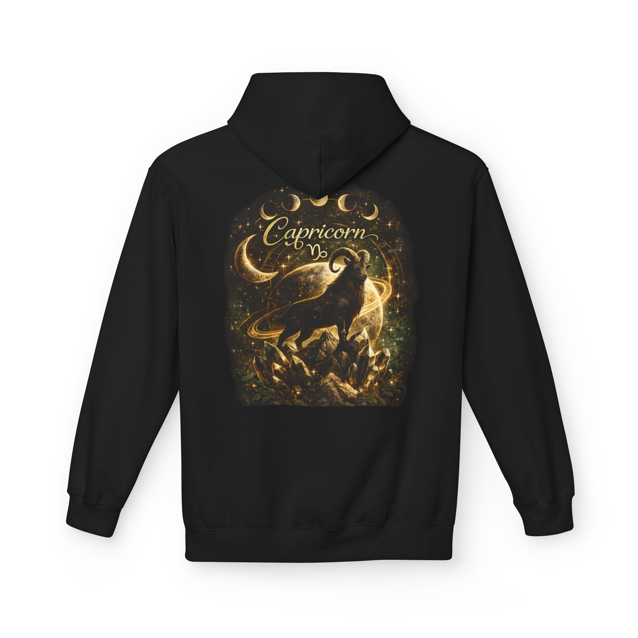 ♑ Capricorn Zodiac Hoodie - Mystical Earth Energy
