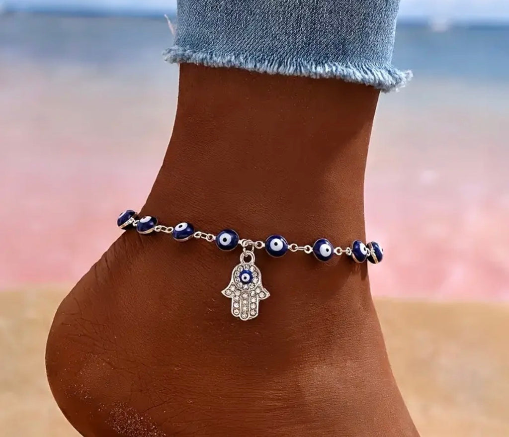 Aura's 🧿 Evil Eye Anklet