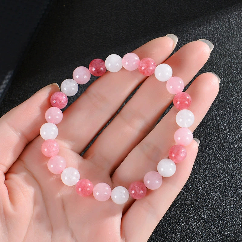 Bohemia Colorful Stone Bracelet Tigereye Crystal String Beads Yoga Stone Bracelet 7 Chakras Card Bracelet