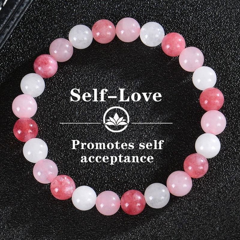 Bohemia Colorful Stone Bracelet Tigereye Crystal String Beads Yoga Stone Bracelet 7 Chakras Card Bracelet
