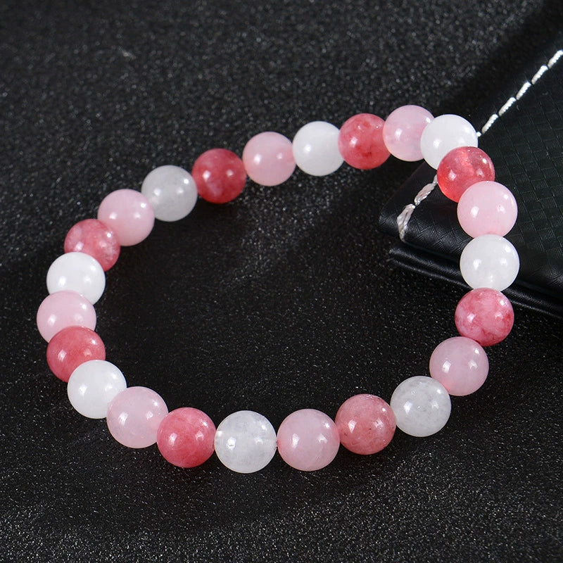 Bohemia Colorful Stone Bracelet Tigereye Crystal String Beads Yoga Stone Bracelet 7 Chakras Card Bracelet