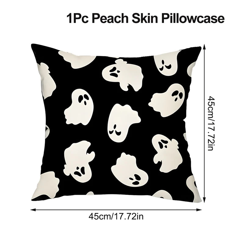 Halloween Decoration For Home Cartoon Pumpkin Bat Ghost Pillowcase Horror Halloween Party Supplies Accessories Haloween Ornament