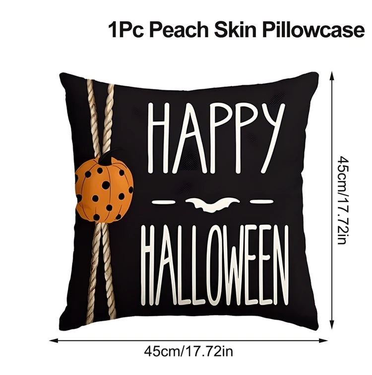 Halloween Decoration For Home Cartoon Pumpkin Bat Ghost Pillowcase Horror Halloween Party Supplies Accessories Haloween Ornament