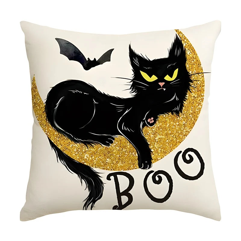 Halloween Decoration For Home Cartoon Pumpkin Bat Ghost Pillowcase Horror Halloween Party Supplies Accessories Haloween Ornament