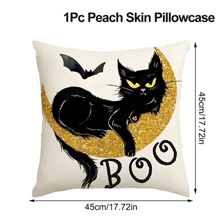 Halloween Decoration For Home Cartoon Pumpkin Bat Ghost Pillowcase Horror Halloween Party Supplies Accessories Haloween Ornament