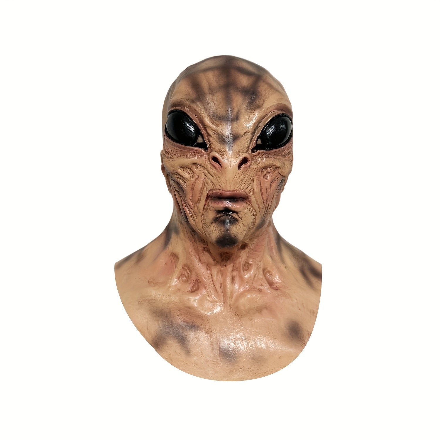 1pc Men's Halloween COS Alien Headgear, Short Video Shooting Mask Props, COS Halloween Alien Mask